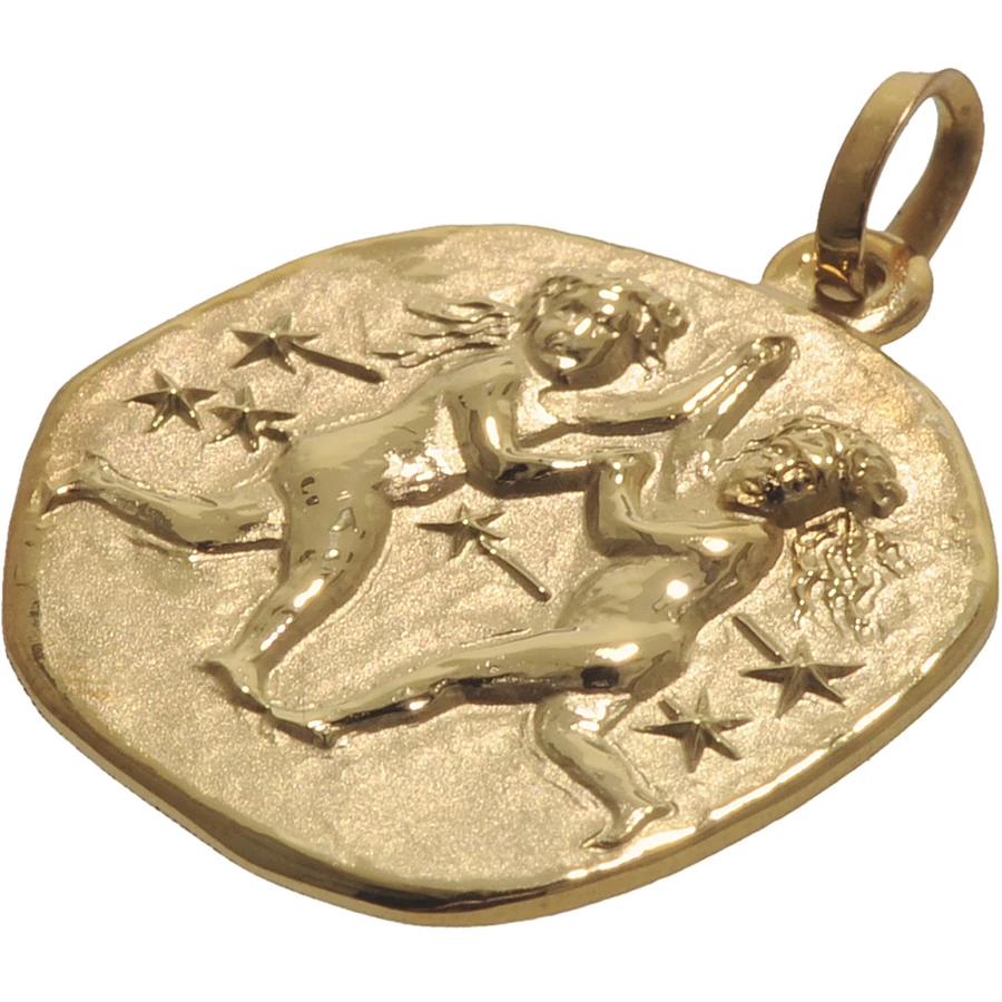 trendor Sternzeichen für Kinder Zwilling Gold 333 Anhänger + Kette gold