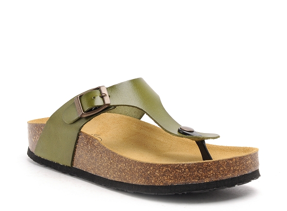 Plakton mules et sabots plats femme cp bolero vert