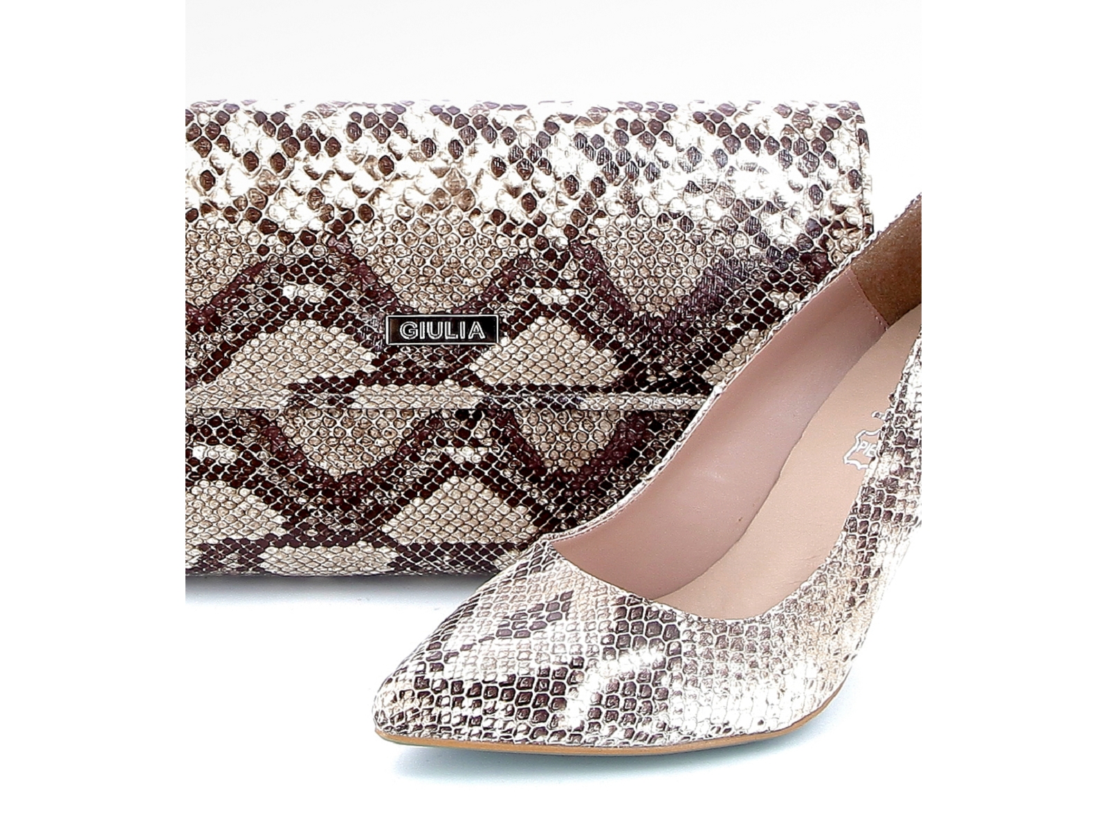 Giulia-HANDBAG G. Synthétique Python