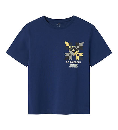 Name It T-shirt - NkmKaraffel - Blåeprint