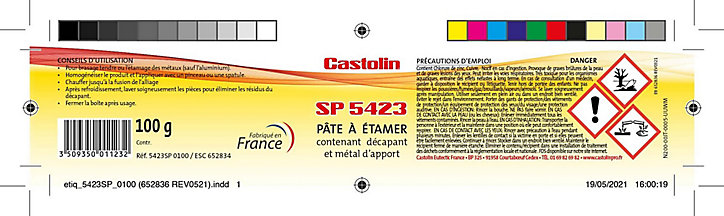 Pâte de brasage spéciale plomberie Castolin 100g
