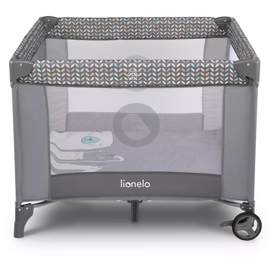 lionelo Laufstall Lene Grey Scandi