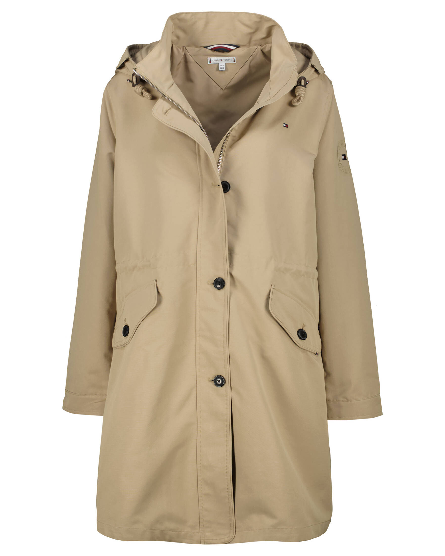 Tommy Hilfiger| Damen Trenchcoat CRV COTTON BLEND PARKA