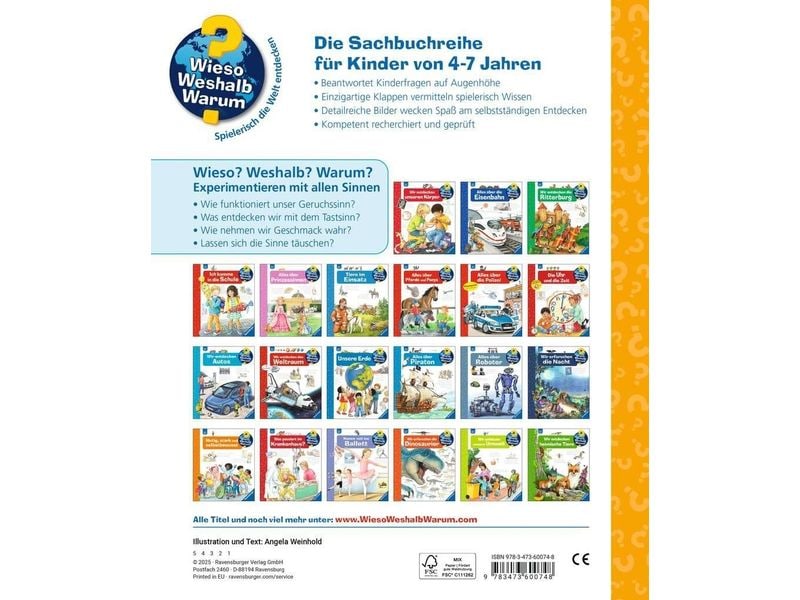 Ravensburger Kinder-Sachbuch WWW: Experimentieren mit allen Klappbuch