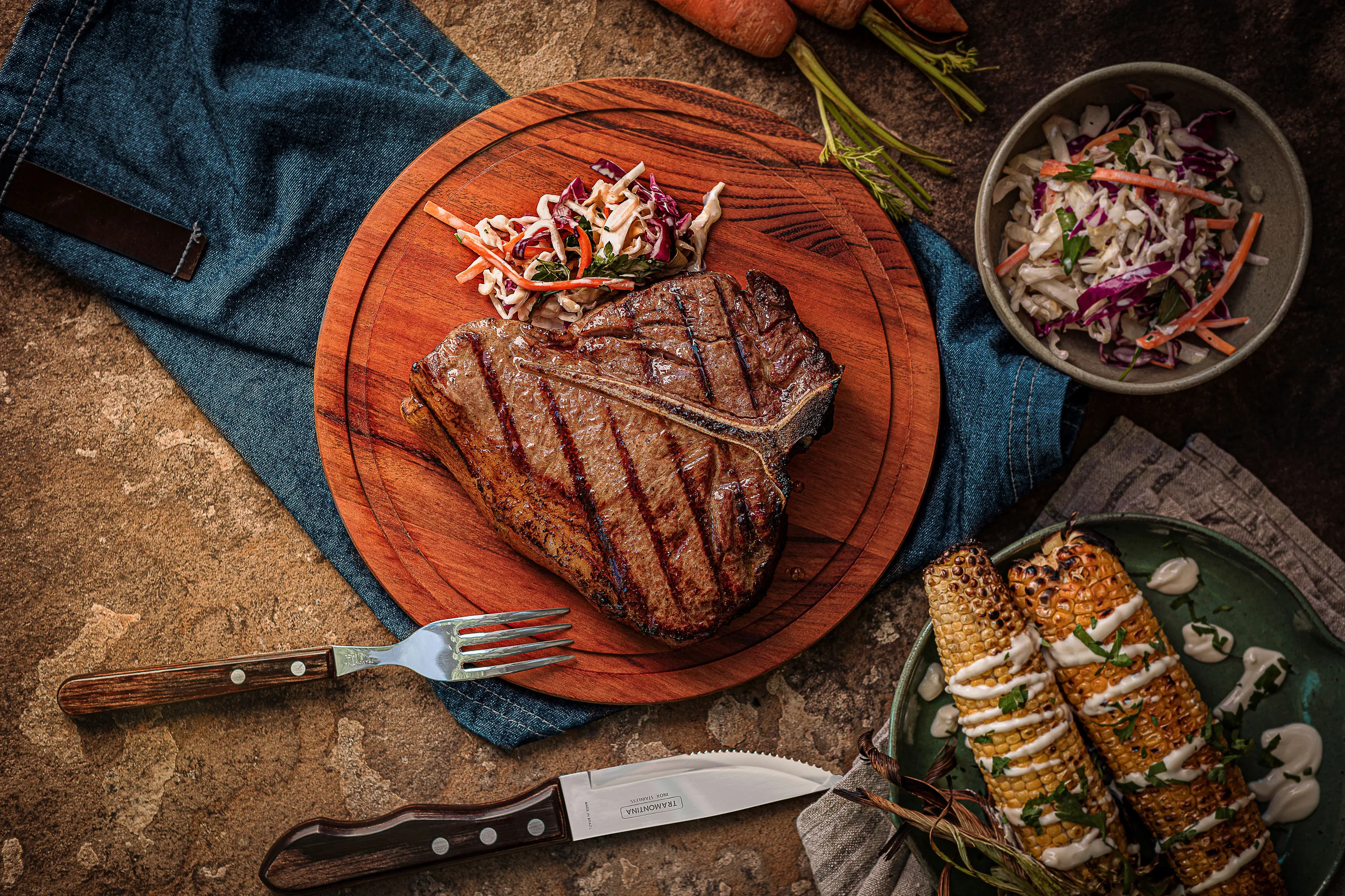 Tramontina Churrasco Jumbo Grillbestik - 4 dele