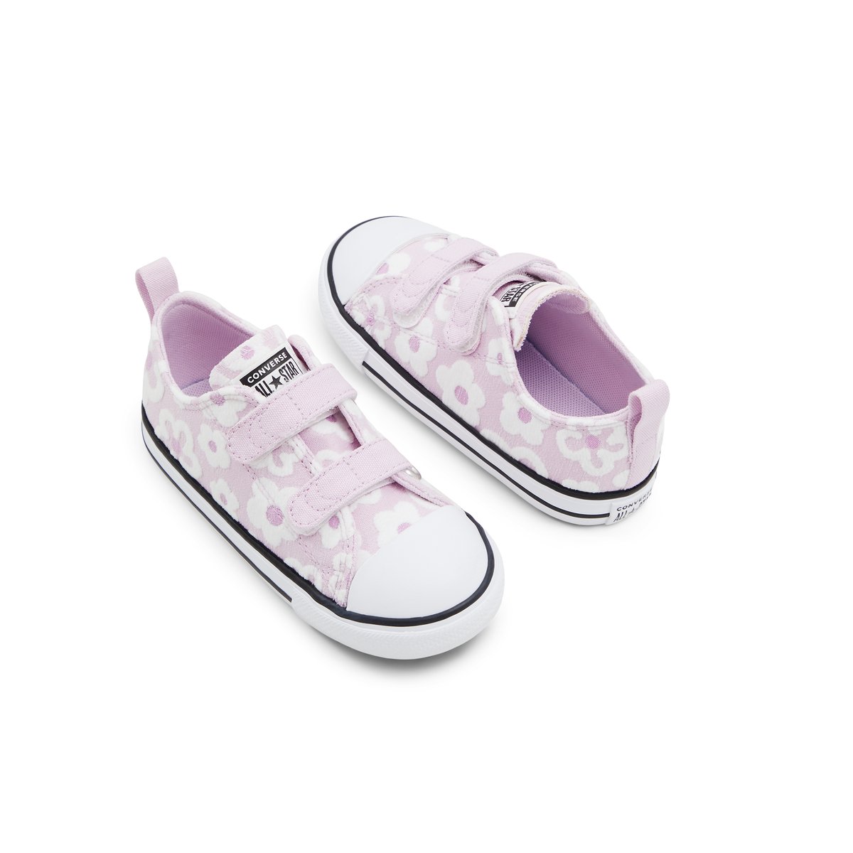 Facile à mettre-Polka-ig-Baskets - Talon plat - Violet Clair