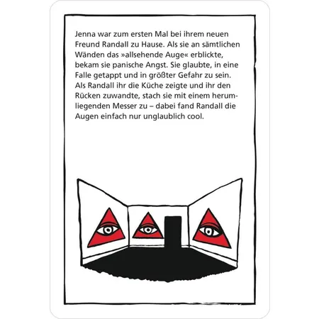 moses. Kartenspiel black stories Vorsicht, Verschwörung!