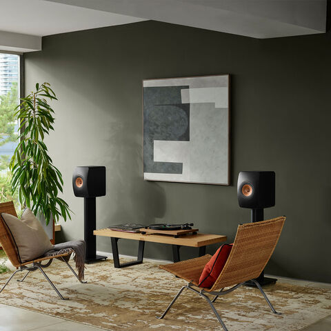 KEF LS50 Wireless II – compacte en draadloze hifi-luidspreker Zwart