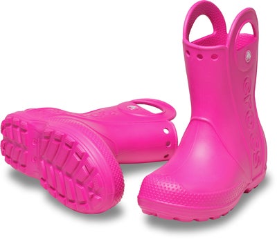 Crocs Handle It Kids Gummistøvler, Pink Crush