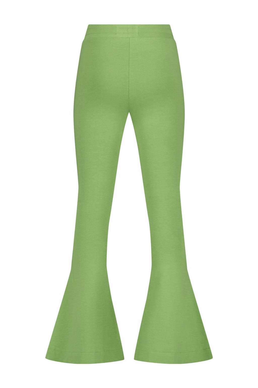 Raizzed flared broek Sena mosgroen
