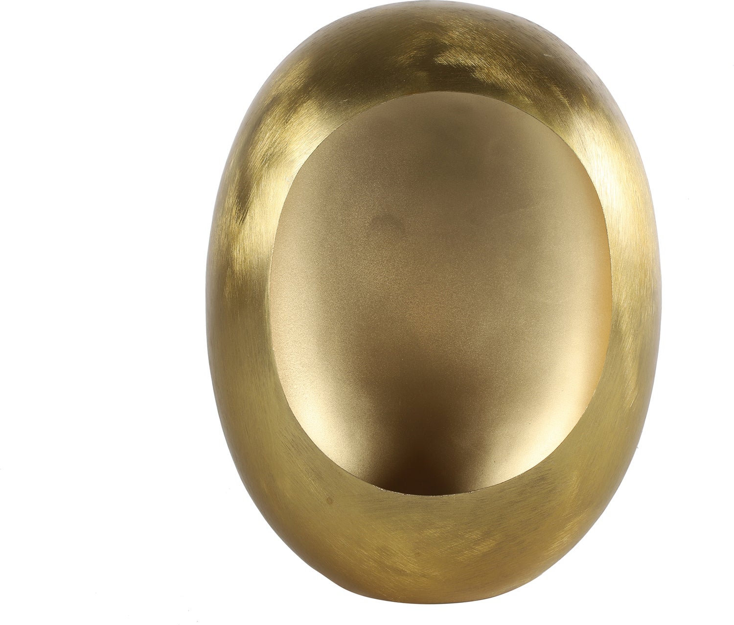 Countryfield waxinelichthouder Eggy goud 13,5 x 25 x 34,5 cm