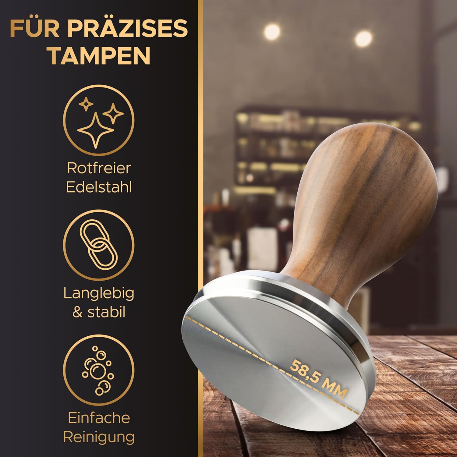 Barista Legends XXL Barista Set – Komplettset für Siebträgermaschinen – Tamper, Tampermatte, WDT Tool, Distribution Tool, Milchkännchen, Reinigungsbürste, Abschlagbehälter & Zubehör Latte Art