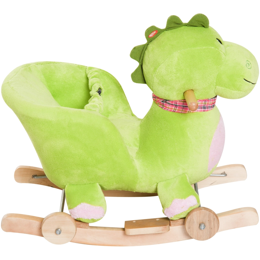 HOMCOM Schaukeltier als Drache grün