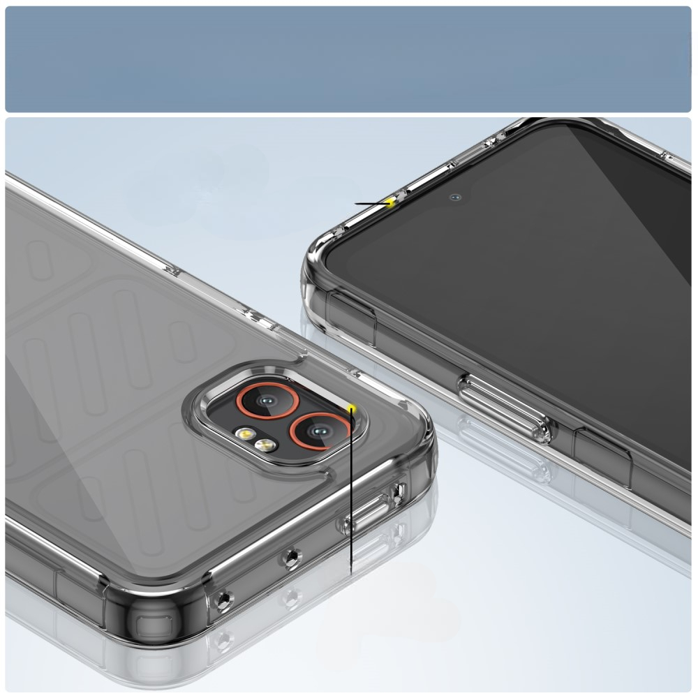 Samsung Galaxy Xcover7 Pro Hybrid Hülle TPU Bumper   Acryl Rückseite - Transparent