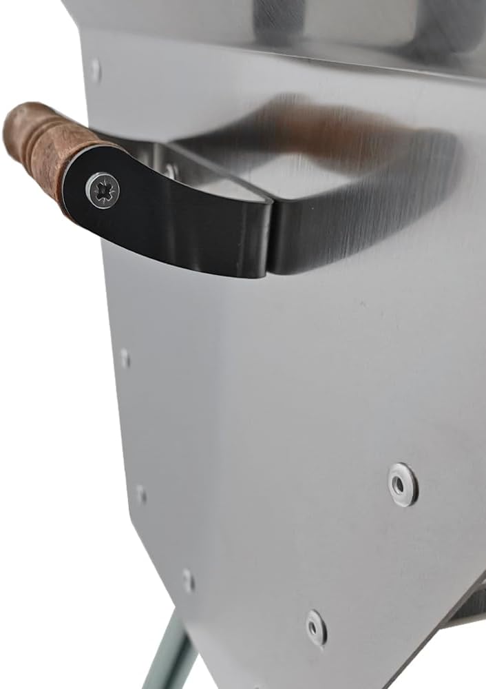 Mangal Grill Ararat Edelstahl 2mm Schaschlikgrill mit verstellbare Grillhöhe