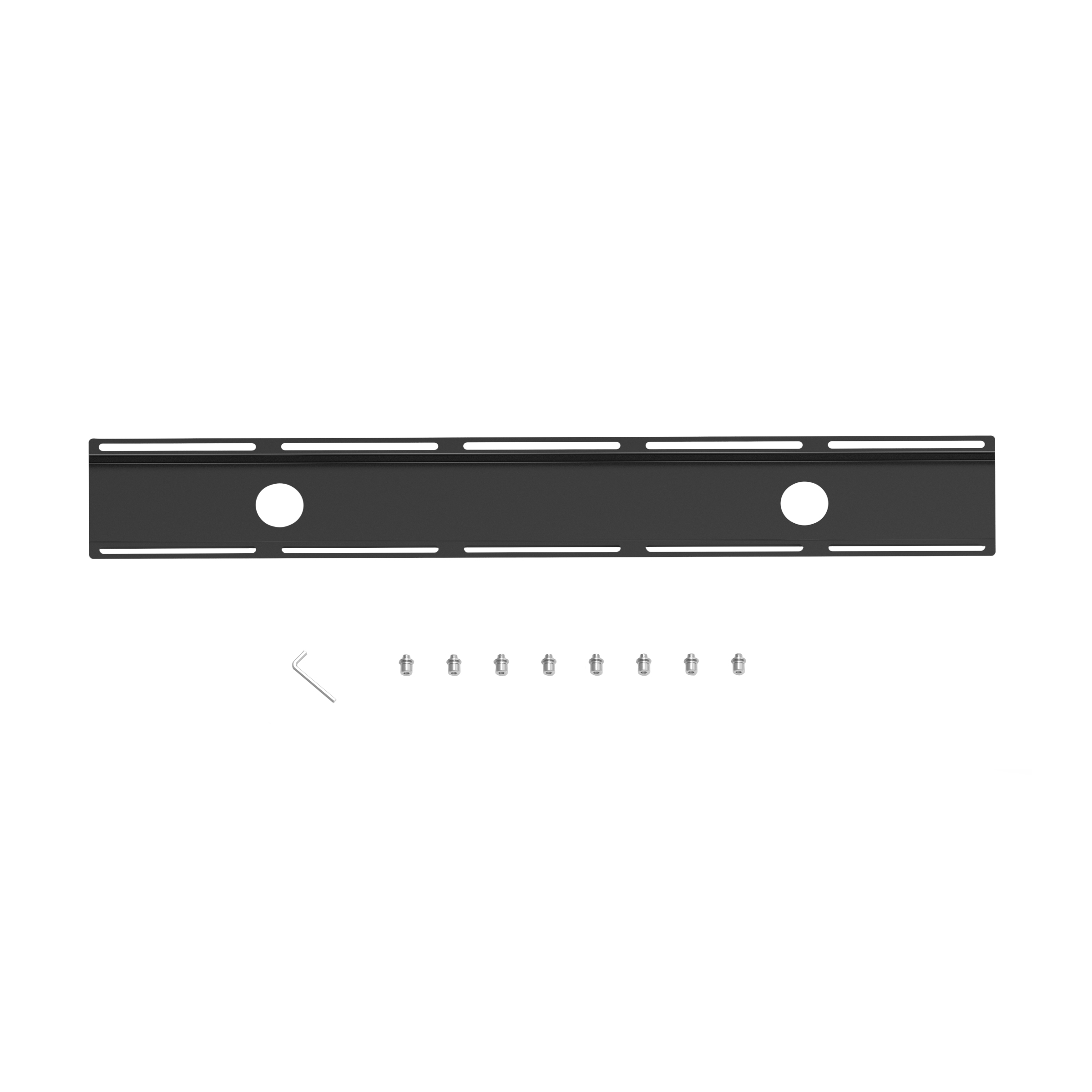 Kabelkanal für Pult 109 x 20 cm schwarz