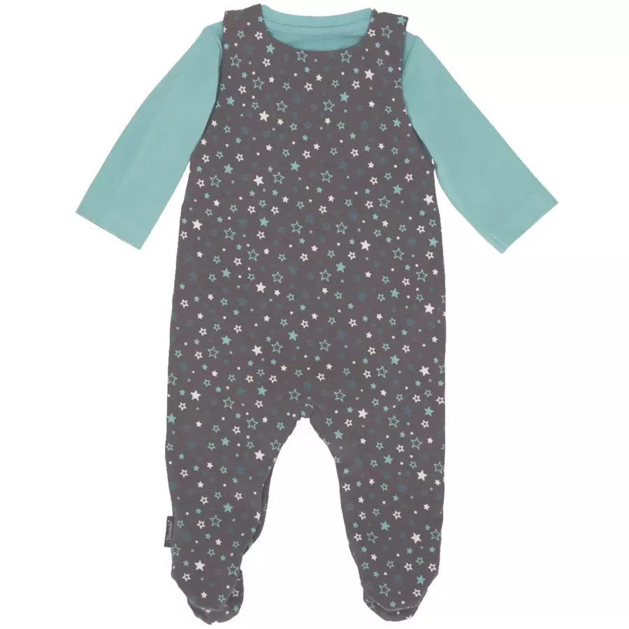 Sterntaler Strampler-Set Jersey Elia eisengrau