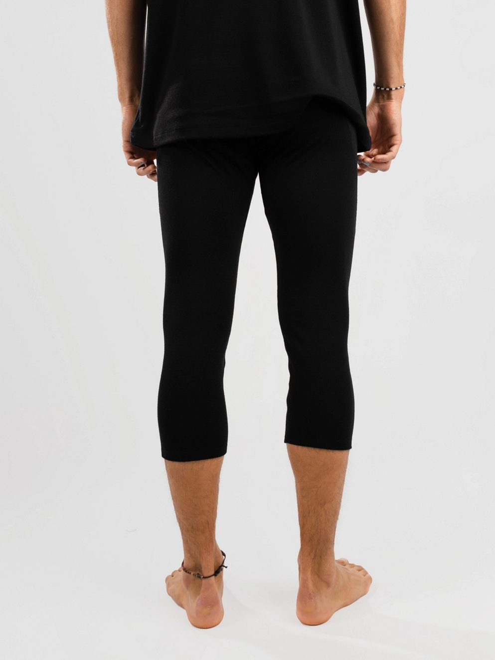 Woolf Merino Roni 3/4 Base Layer Bottoms black