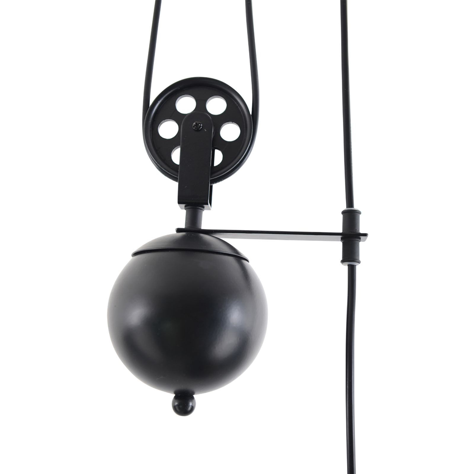 Gegenzug-Pendelleuchte COTTAGE - schwarz - 165 cm