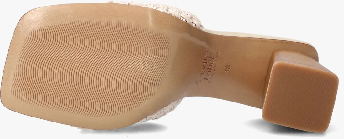 ANOTHER LABEL beige another label muiltjes zuri sandals