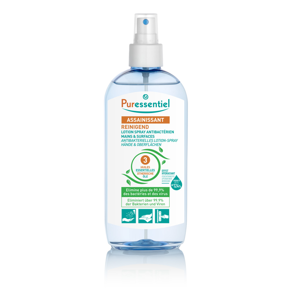 Puressentiel Reinigend antibakterielles Lotion Lot Hände und Oberflächen Spr 250 ml