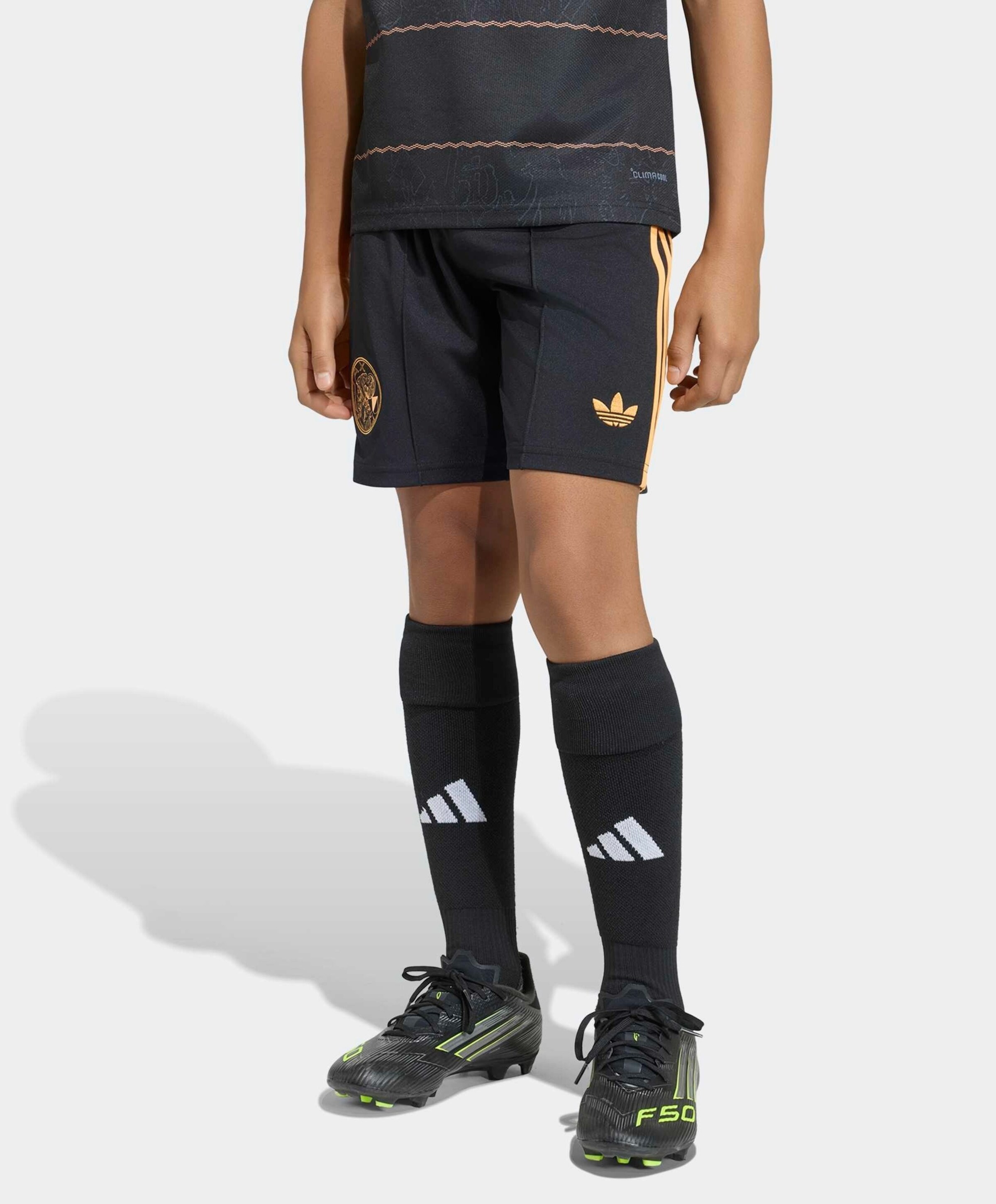 Adidas AJAX A SHO Y jongens shorts zwart