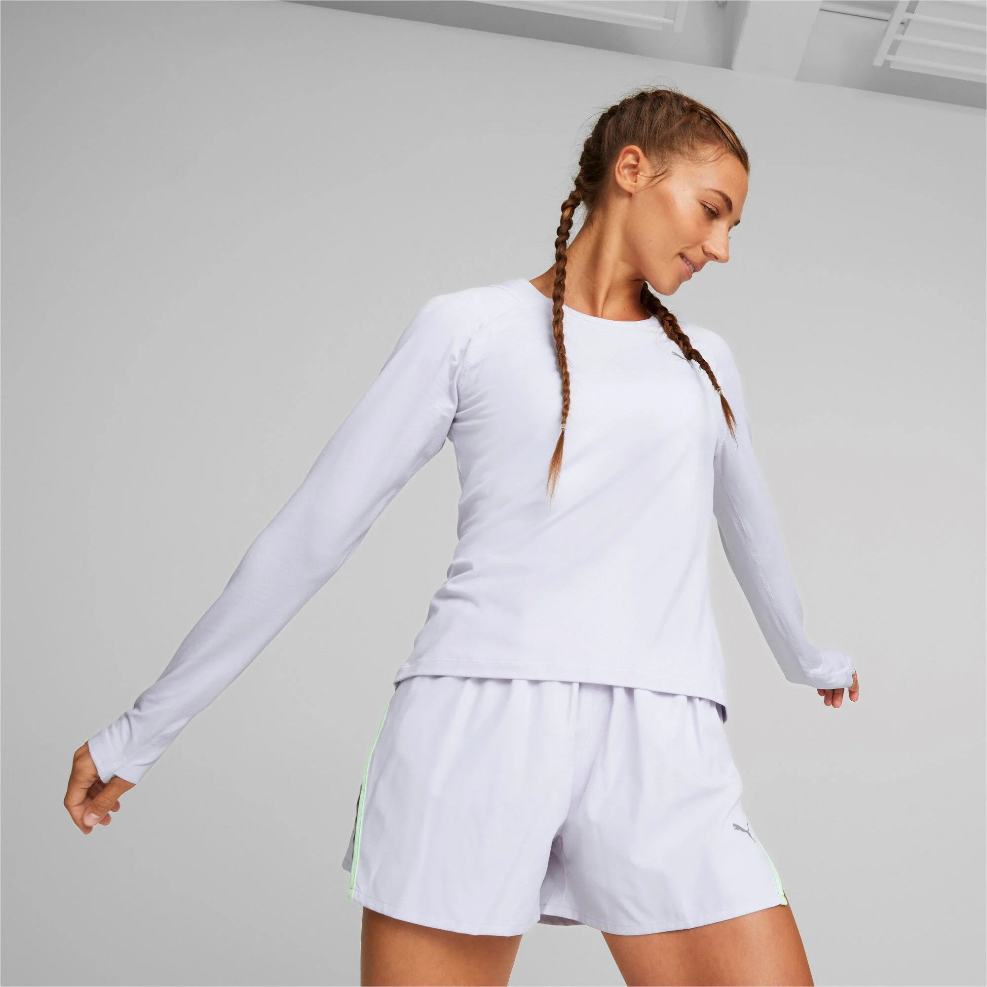 Puma Run Cloudspun Haut Manches Longues Femmes - Lilas