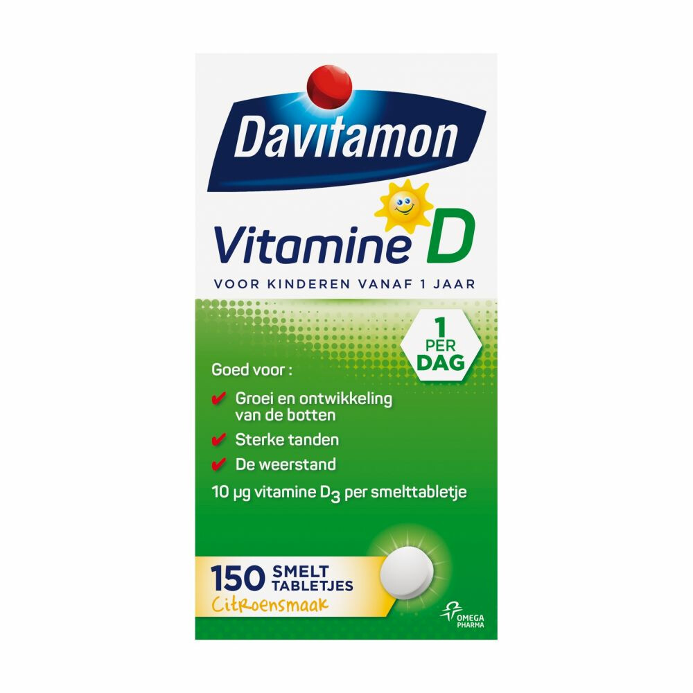 Davitamon Vitamine D Kind150 smelttabletten