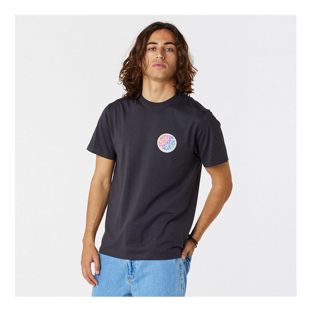 Rip Curl PASSAGE - Tee-shirt Homme washed black