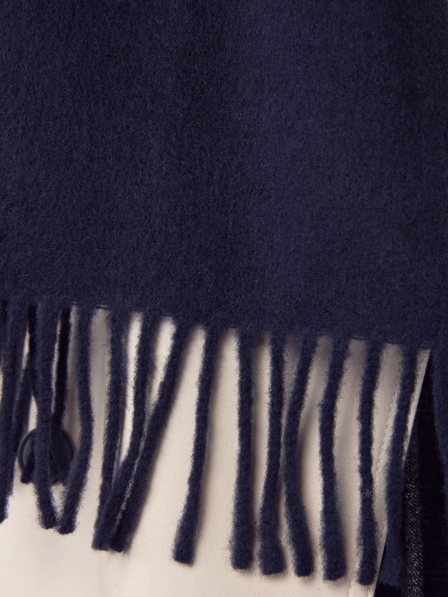 Marineblauw - N. Premium Made in Italy Midweight Scarf