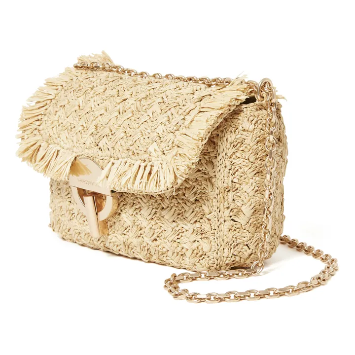 Vanessa Bruno Sac Moon Raphia | Naturel
