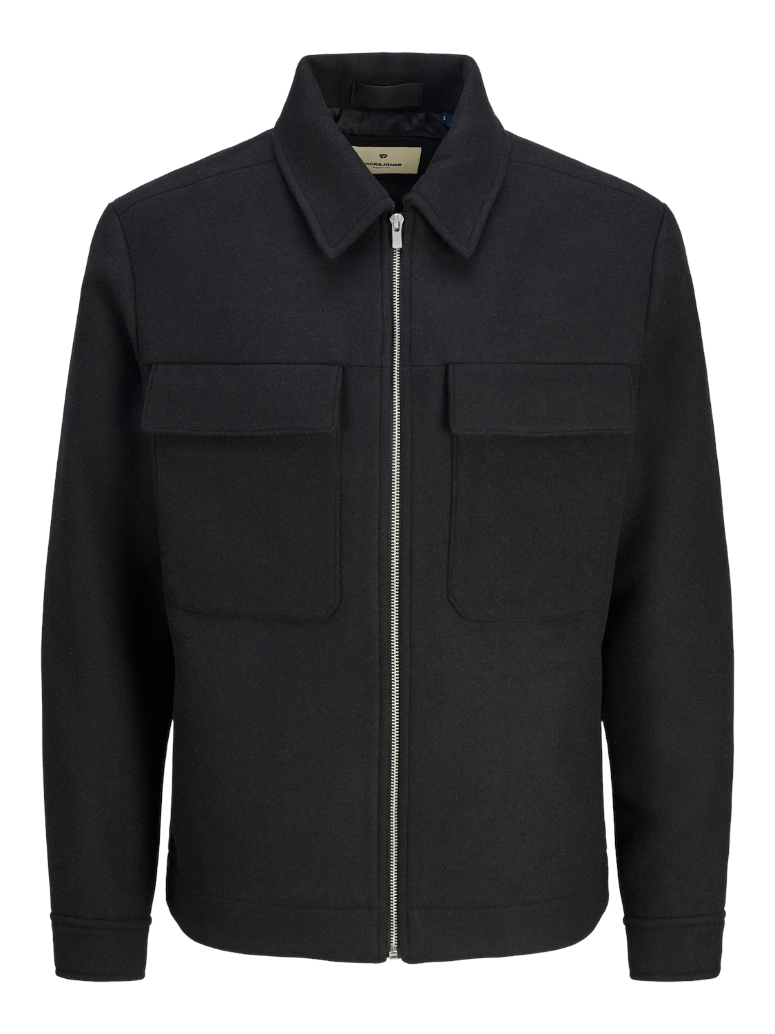 Jack & Jones Wolljacke »JPRCCRUSSEL WOOL BLEND JACKET SN« ohne Kapuze
