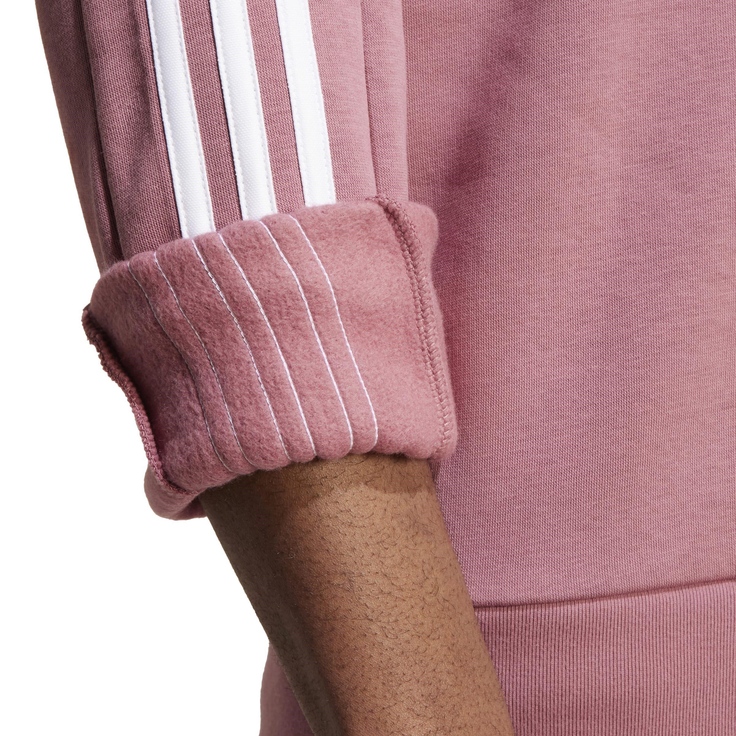 adidas Essentials 3-Stripes Fleece Sweatshirt Mens