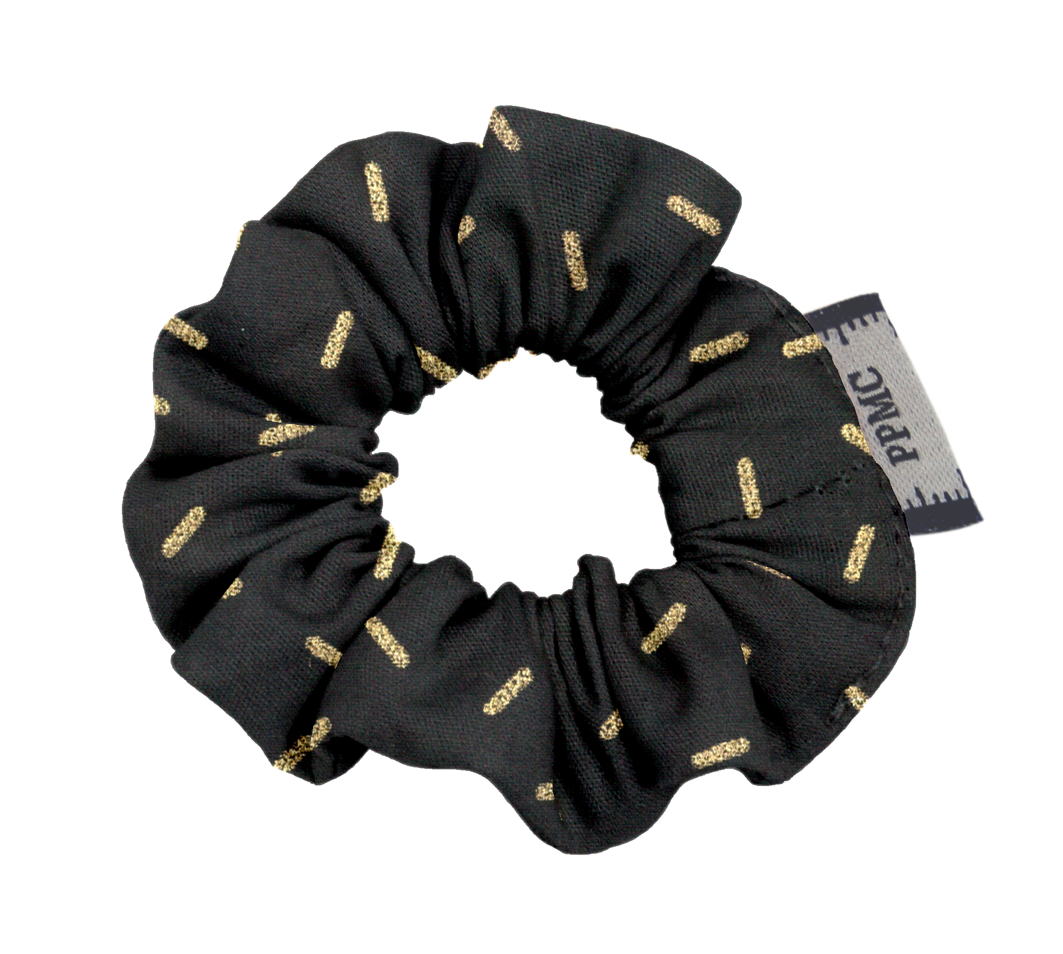 Mini Chouchou Paille Dorée Noir