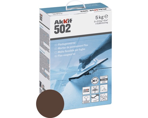 Akkit 502 Flexibele Voegmortel balibraun 5 kg