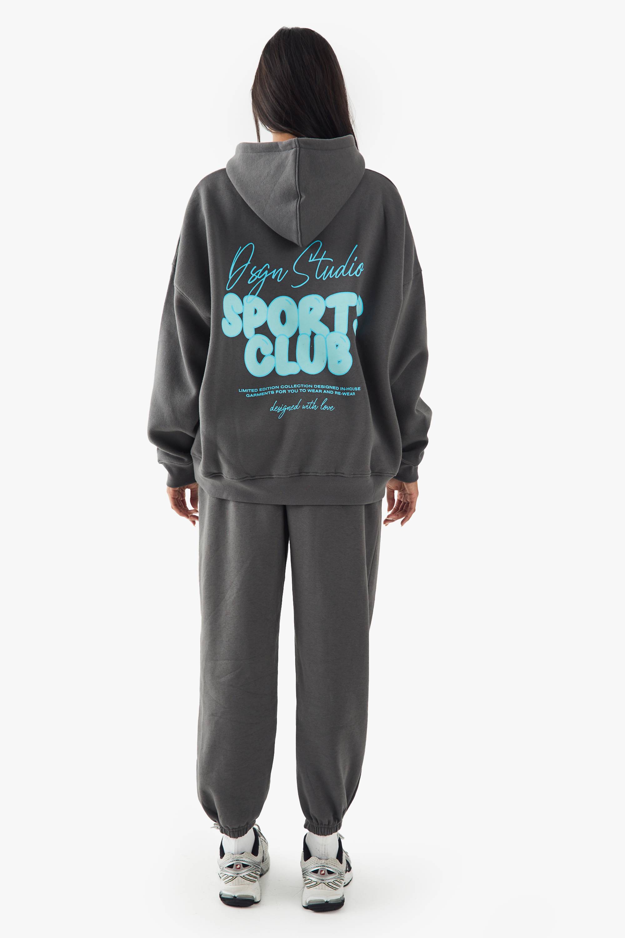 Jogger Oversize À Revers Avec Slogan Bubble Sport Dsgn Studio