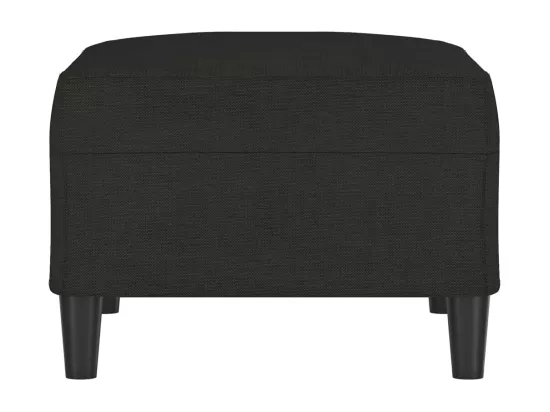 Repose-pied Noir 70x55x41 cm Tissu