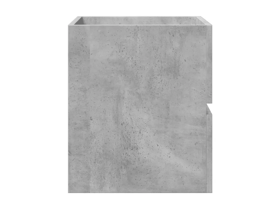 Armoire d'évier Gris béton 41x38,5x45 cm Bois d’ingénierie