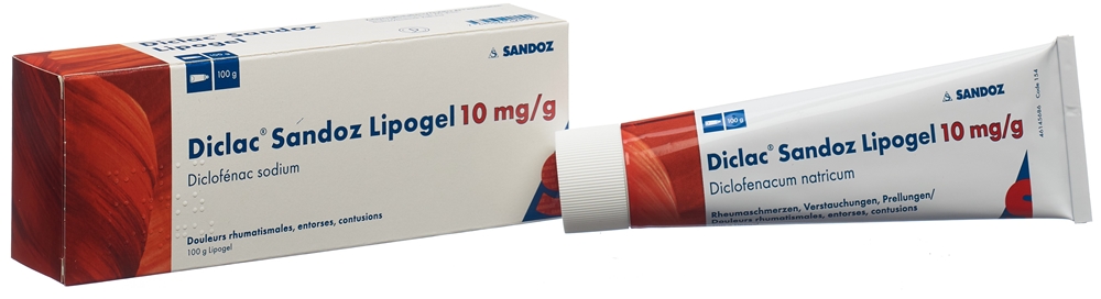 DICLAC Sandoz Lipogel 10 mg/g Tb 100 g