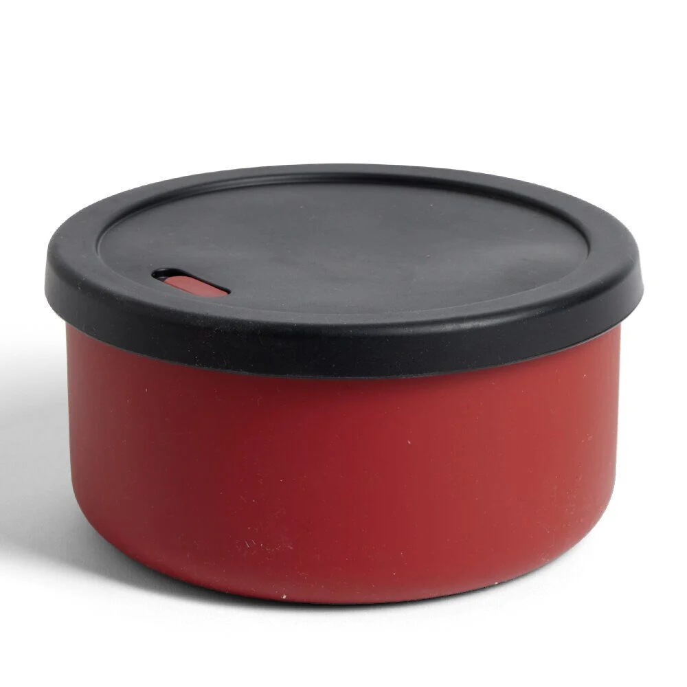 Boîte alimentaire ronde en silicone 1,3L - Ø17xH.8,5cm