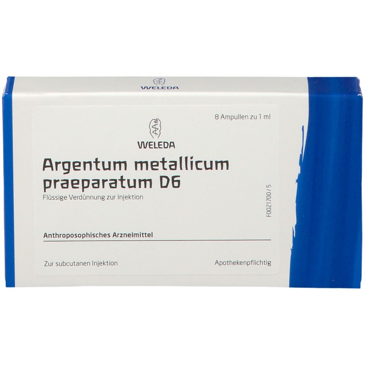 Argentum Metallicum Praep. D6 Ampullen