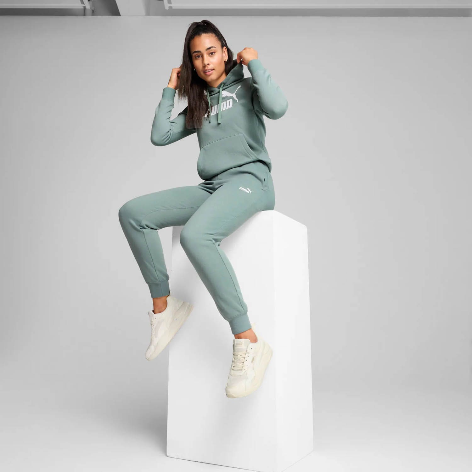 PUMA  Essentials Logo Hoodie Dames