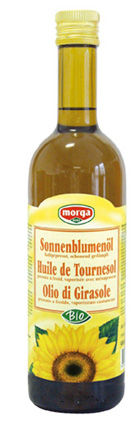MORGA Sonnenblumenöl kaltgepresst Bio 5 dl