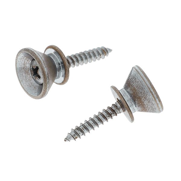 Gotoh EPB2 Aged Chrome Strap Buttons