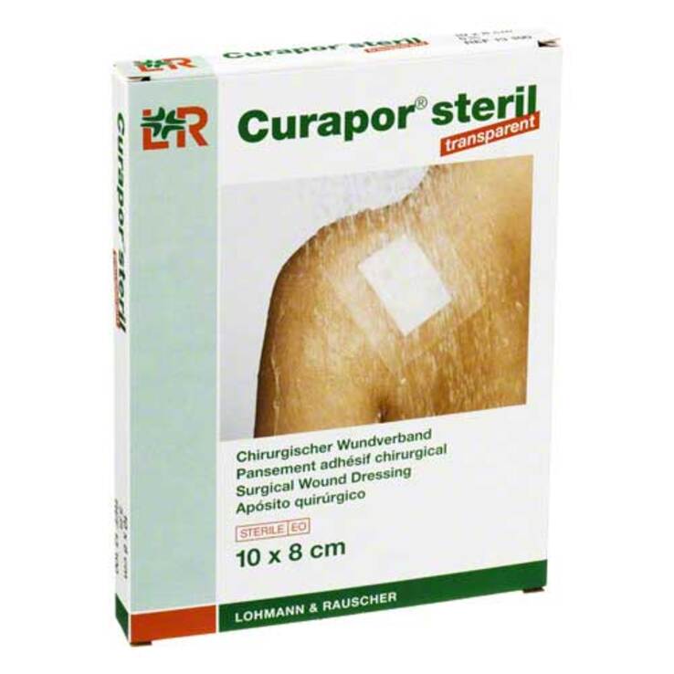 Curapor Wundverband transparent 8x10 cm steril, 5 St