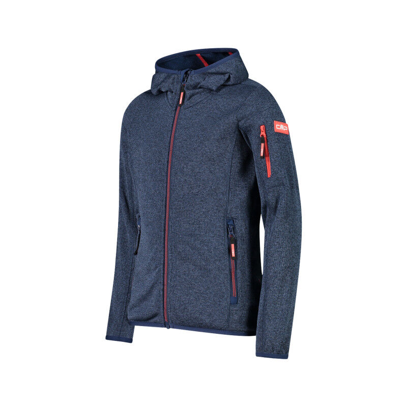 Girl's hooded sweatshirt in Knit-Tech fleece - Polaire enfant