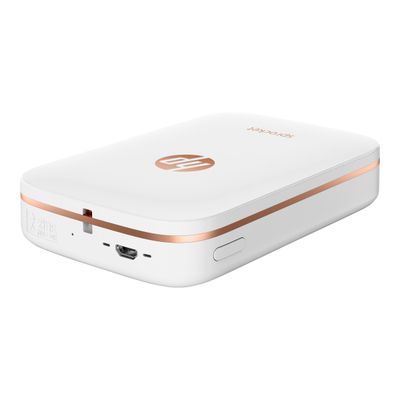 HP Sprocket Photo - imprimante - couleur - zinc - avec Papier photo HP ZINK Sticky-Backed (10 feuilles)