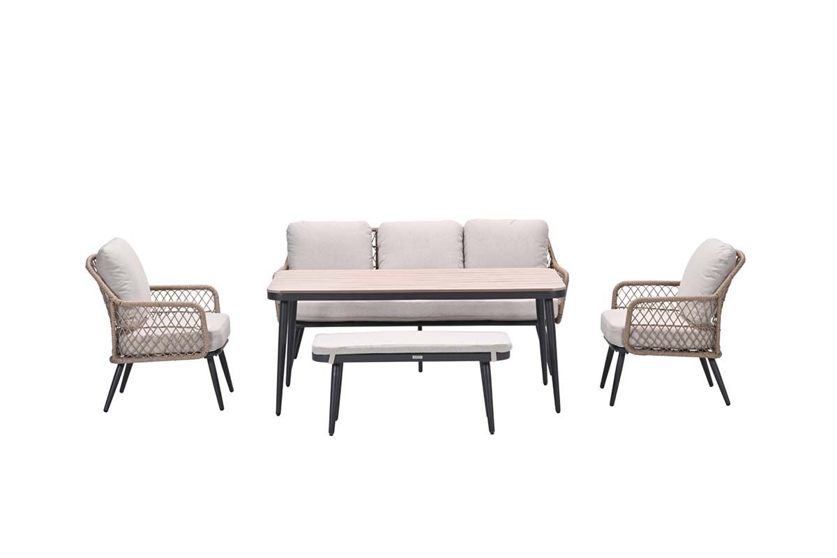Garden impressions allasio sportbank - carbon black