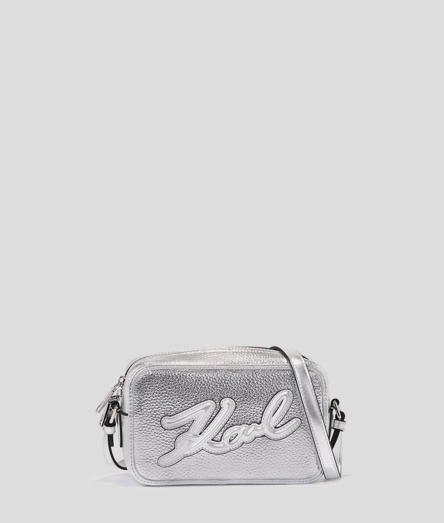 SAC CAMÉRA EN CUIR GRAINÉ K/SKUARE