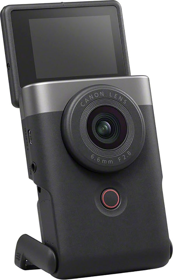 Canon Camcorder »PowerShot V10 Silber Vlogging-Kit« 4K Ultra HD Bluetooth